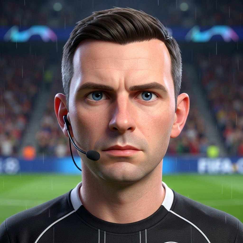 Portrait of referee Michael Oliver